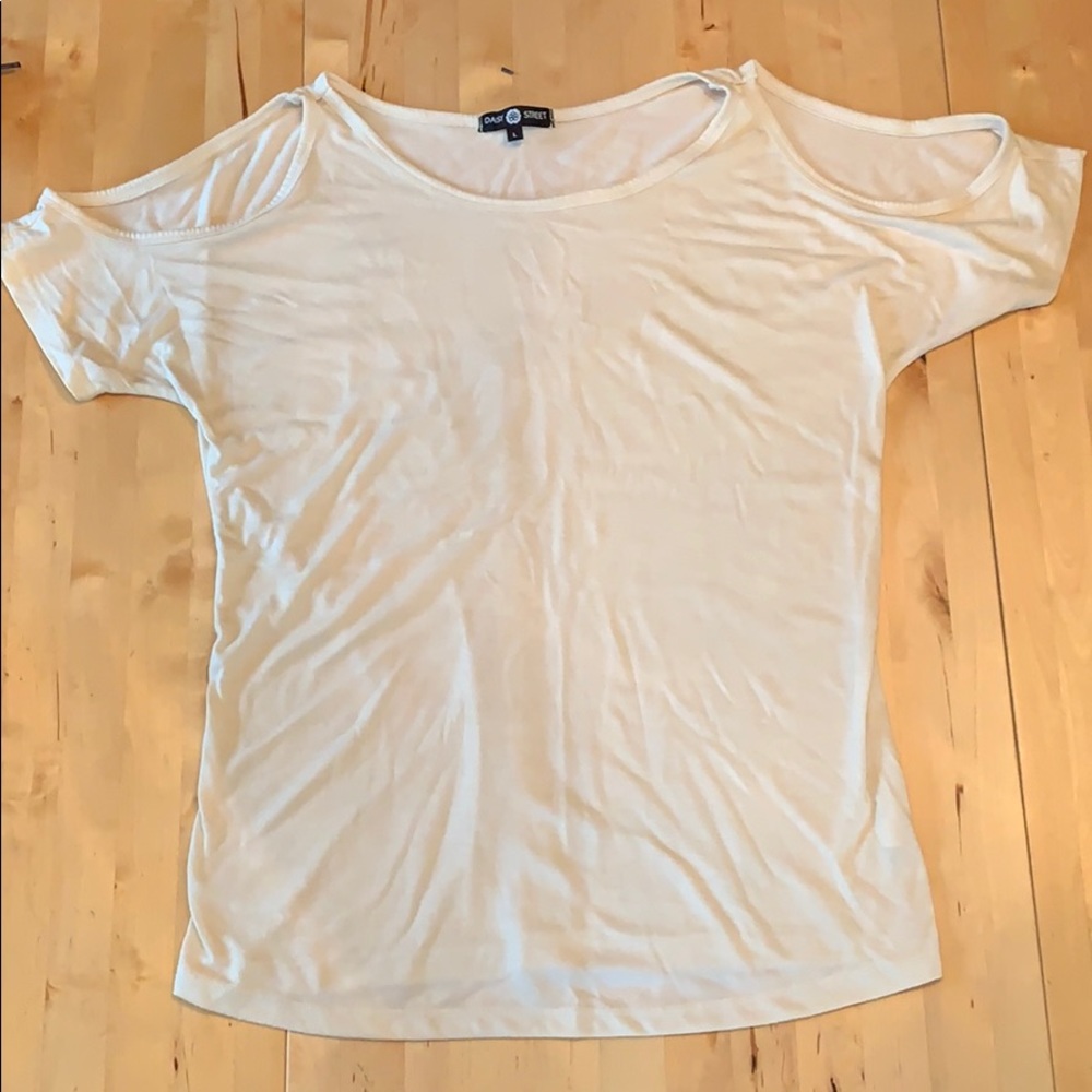 Cream colored blouse